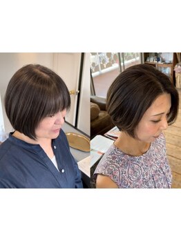 ≪脱・白髪染め！≫お客様一人ひとりに合わせた施術をご提案◎人気のショートと合わせた施術が好評です＊