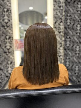 エアー 銀座タワー(AIR) 【暗めアッシュ　ミディアム】air銀座タワー　藤本麻衣