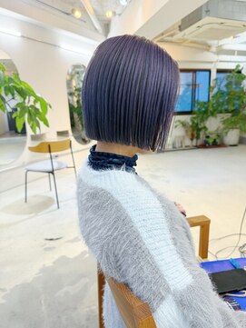 フェイヴィーズ(FavyS) ラベンダーパープルアンブレラカラーミニボブ