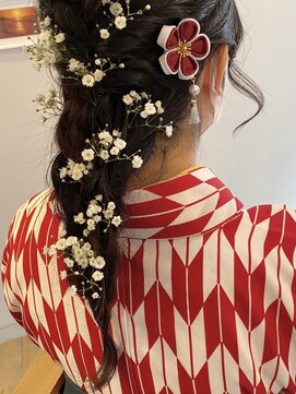 ロータス ヘアデザイン(LOTUS hair design.) 卒業式ヘアアレンジ×guest style