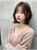 大人可愛い小顔前下がりボブ×ナチュラルボブ×ミニボブ20代30代