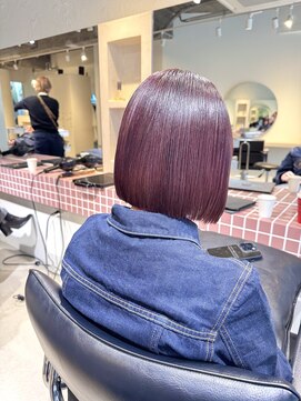 エト 梅田(eto) 韓国/くびれヘア／メルティカラー［大阪梅田駅/ボブ／韓国］