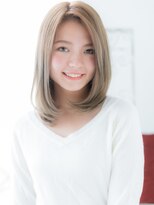 アルバハナレ 横浜(αlba HANARE)&nbsp;関内/髪質改善/ホワイトブロンド×内巻きレイヤーロング♪l