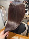 柔らかピンクブラウン[髪質改善][縮毛矯正]