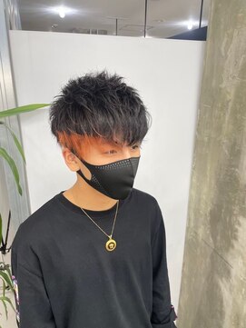 メンズサロン キング 梅田店(Men’s salon K!ng) 波巻きツイストスパイラルパーマ/フェザーパーマ/眉毛/メンズ