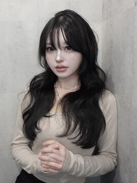 ラベル 渋谷(LAVEL) 韓国レイヤー/オリーブアッシュ