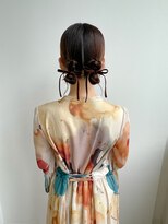 リイチ(LIICHI)&nbsp;brown ribbon×twin