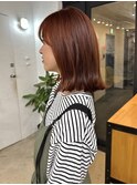 【天神.大名.今泉】ブリーチなしでできるオレンジベージュ