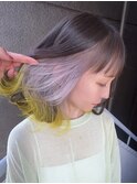 デザインカラーケアブリーチダブルカラーエンドイエロー