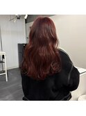 大人気◎ブリーチなしRED pink!