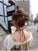 【snuw mina】お祭りヘアセット/ヘアアレンジ/もこもこアレンジ