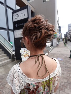 スニュウ(snuw) 【snuw mina】お祭りヘアセット/ヘアアレンジ/もこもこアレンジ