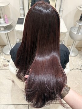 ザックラフィネ(ZACC raffine) チェリーレッド/ダークレッド/ワンカラー/レイヤーカット