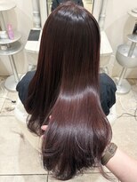 ザックラフィネ(ZACC raffine) チェリーレッド/ダークレッド/ワンカラー/レイヤーカット