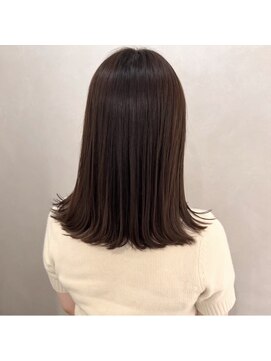 アンドワン 自由が丘(＆ONE) 【&ONE 自由が丘】ココアブラウン　×  切りっぱなし