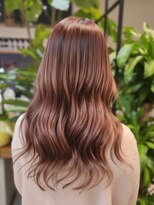 アヴァロンテ アットウィルヘアー(A VOLONTE at will hair)&nbsp;【愛されヘア】大人可愛いローズブラウンの艶ロング[成田/富里]