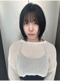 レイヤーボブ/ボブ/くびれヘア/黒髪/レイヤーカット