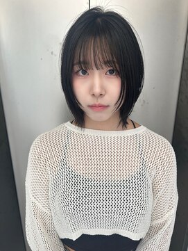 ビューナゴヤ 名駅(VIEW NAGOYA) レイヤーボブ/ボブ/くびれヘア/黒髪/レイヤーカット