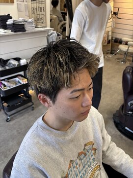 MEN’S HAIR/波巻ツイストスパイラル/フェザーパーマ/船橋