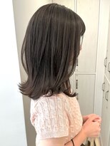 ガーデンヨコハマ(GARDEN YOKOHAMA)&nbsp;ダークアッシュミディアムレイヤー似合わせカット透明感カラー