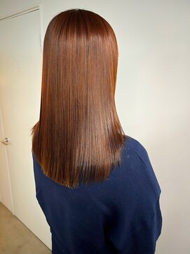 アンブレラ 中目黒(ANBRERA) ケアカラーで作るオレンジ