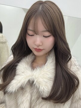 アイトーキョーエス 渋谷(AI TOKYO S) ブリーチなしダブルカラーミルキーベージュ透明感カラーレイヤー