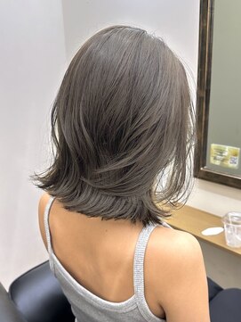 パークレーン アイス イヴェン(park lane ICI yeven) ブリーチなしグレージュチョコブラウンミディアムレイヤー