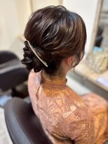 ラルム 大宮東口店 シニヨンアップスタイル/シンプルアップスタイル