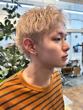 カノエ オム(canoe HOMME) ブリーチショートパーマ