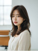 ラファンジュ ヘアー(Rohange hair)&nbsp;ダークアッシュ/シースルーバング/透明感/無造作