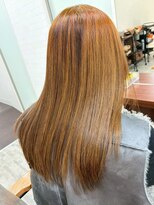 ルミエールイリゼ 城陽店(Lumiere Irisee) 髪質改善縮毛矯正ロングレイヤーアッシュベージュ美髪ストレート