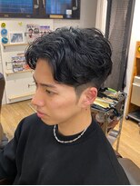 メゾンフォーメン 心斎橋店(Maison for men) ラルフカール センターパート フェードカット