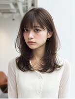 ダル 渋谷/表参道(DAL.)&nbsp;くびれミディアム/ハッシュカット/ダークアッシュ/ブラウン