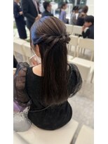 ミミーヘア(33hair) ストレートハーフアップ/ヘアアレンジ/呉