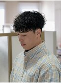 メンズカット/波巻きパーマ/メンズパーマ/波打ちパーマ/広島