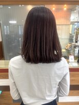 トップヘアー 中庄店(TOP HAIR fuapua) ミディアムレイヤー×ラベンダー【りり】