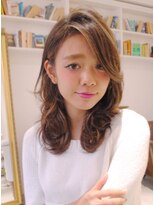 リッコ 横浜(ricco)&nbsp;☆ricco前髪長めのセクシャルセミディ