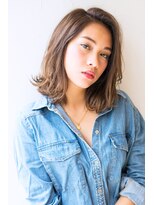 アッシュ 祐天寺店(Ash)&nbsp;ひし形美バランス外国人風ロブ