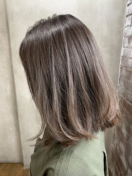 シックス ヘア ワーク ショップ(No.06 Hair Work Shop) 【No.06HWS】外ハネmedium×グレーベージュ