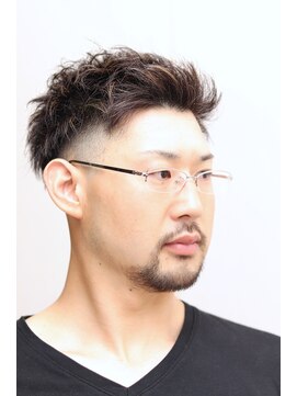 ヘアーアンドグルーミング ヨシザワインク(HAIR&GROOMING YOSHIZAWA Inc.) 【ヨシザワ人形町】ツーブロックフェードアップバング30代40代