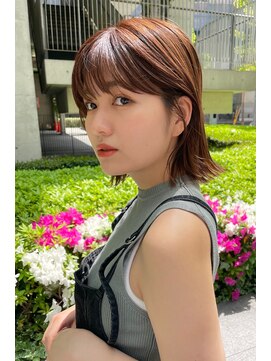 スペイディック 大阪梅田店(SPADIC) 【顔周り愛されヘア】 後れ毛レイヤースタイル