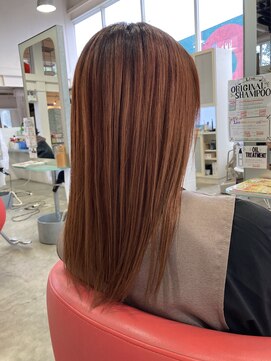ヘア スパ リゾート リアン(hair spa resort Lien) オレンジブラウン♪