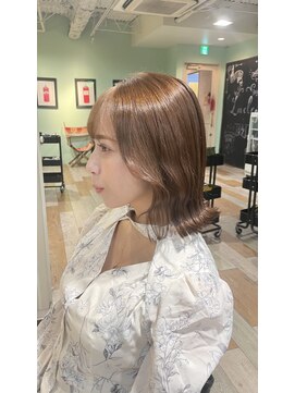 ラべリー 池袋(LOVELEY) ミルクティーベージュ ヘアカラー 【池袋】