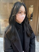 サク 田町芝浦(Sac.)&nbsp;石原和樹　ブルーサファイア　寒色系カラー　波巻き