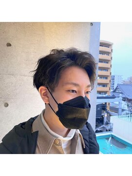 メンズサロン ウエストサイドカットクラブ(Men's West Side Cut Club) 2ブロック×パーマスタイル