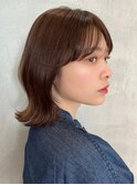 Noa/マロンベージュ/ボブ/前髪/レイヤー/小顔/髪質改善/縮毛矯正