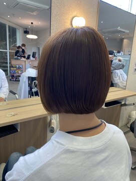 プレデフリュー 北白川本店(PUREE de FLEURS) 10代/20代/30代/ボブ/ミニボブ/ショートボブ/ショート/ベージュ