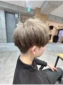 ブリーチ１回メンズシルバーカラー【担当　江口】
