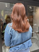 ソート(sot)&nbsp;ブリーチなしオレンジカラー！[横浜/横浜駅]