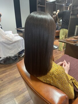 ランソ(RUNSO) 【パヤパヤ広がる癖でお悩みの方へ】プレミアム縮毛矯正